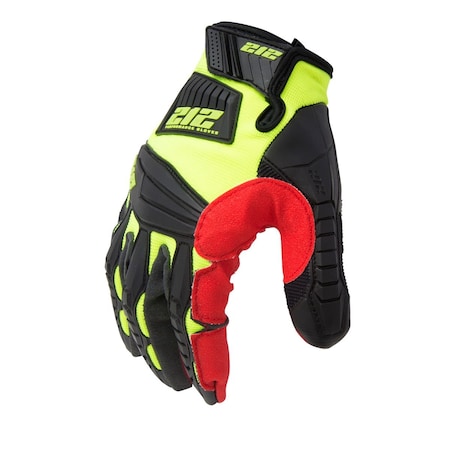 212 Performance Large High Visibility Impact Gloves, PR IMP-88-010